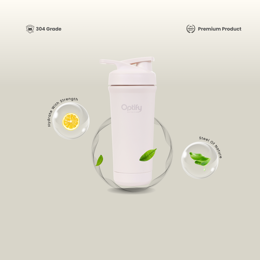 Premium Steel Shaker Beige